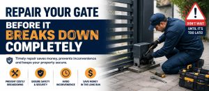 Signs Your Automatic Gate Needs Repair Before It Breaks Down Completely 