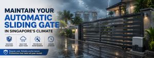 How to Maintain Your Automatic Gate in Singapore’s Climate (and Avoid Costly Repairs)